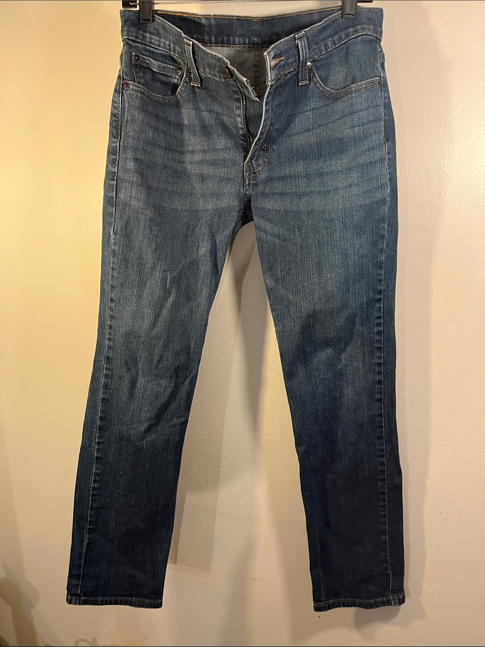 Levi's Men's Straight Jeans — Dark Blue Wash
